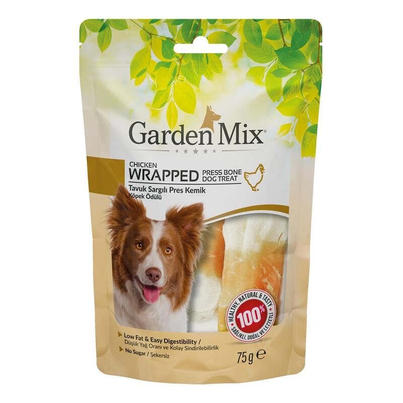 GardenMix Sargılı Pres Kemik Köpek Ödülü 75gr