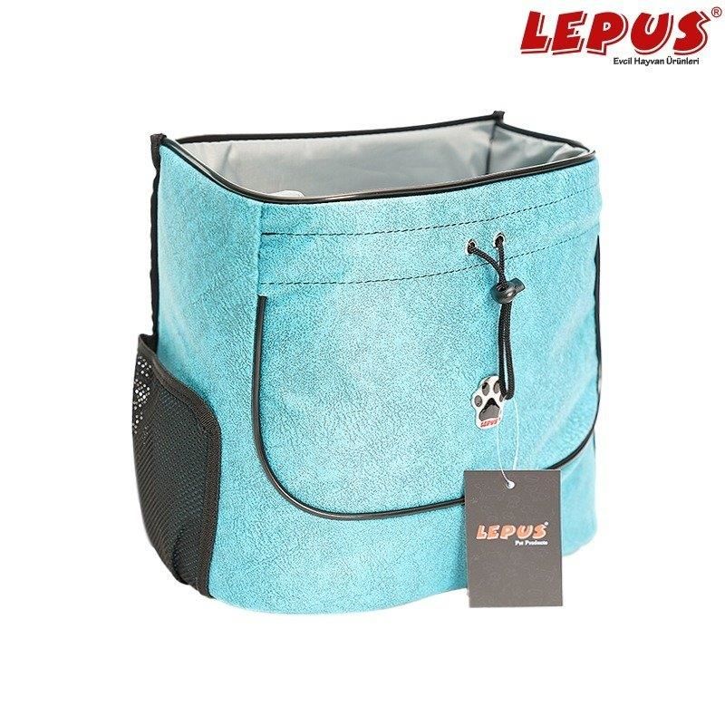 Lepus Ana Kucağı Kedi ve Köpek Taşıma Çantası 20x25x27cm (Mavi)