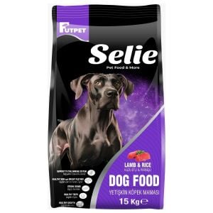 Selie Kuzu Etli ve Pirinçli Yetişkin Köpek Maması 15kg