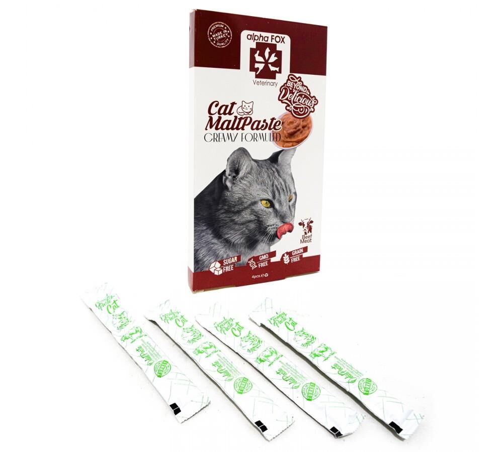 Alpha Fox Ödül Kedi Maması Dana Etli (4x15gr)