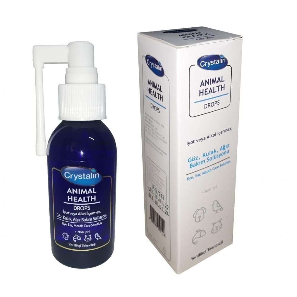Crystalin Kedi Ve Köpek Göz Kulak Ve Yara Spreyi 100ml
