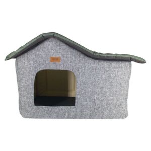 Lepus Cabin Kulübe Yatak Gri 55x35x45cm