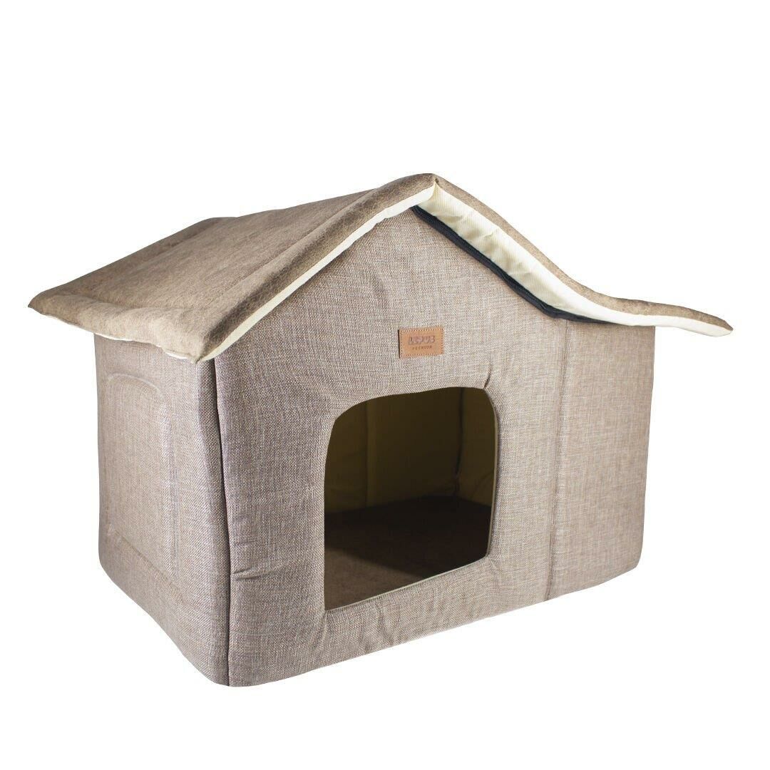 Lepus Cabin Kulübe Yatak Kahve 55x35x45cm
