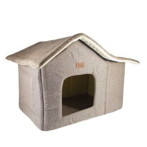 Lepus Cabin Kulübe Yatak Kahve 55x35x45cm