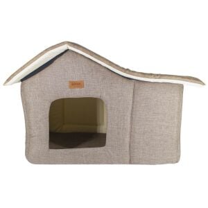 Lepus Cabin Kulübe Yatak Kahve 55x35x45cm