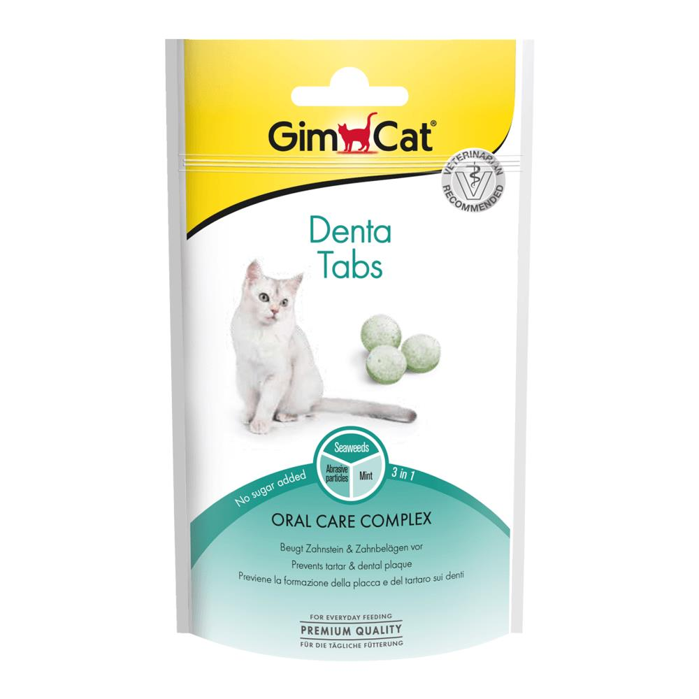 GimCat Denta Ağız ve Diş Sağlığı için Şekersiz Kedi Ödülü 40gr