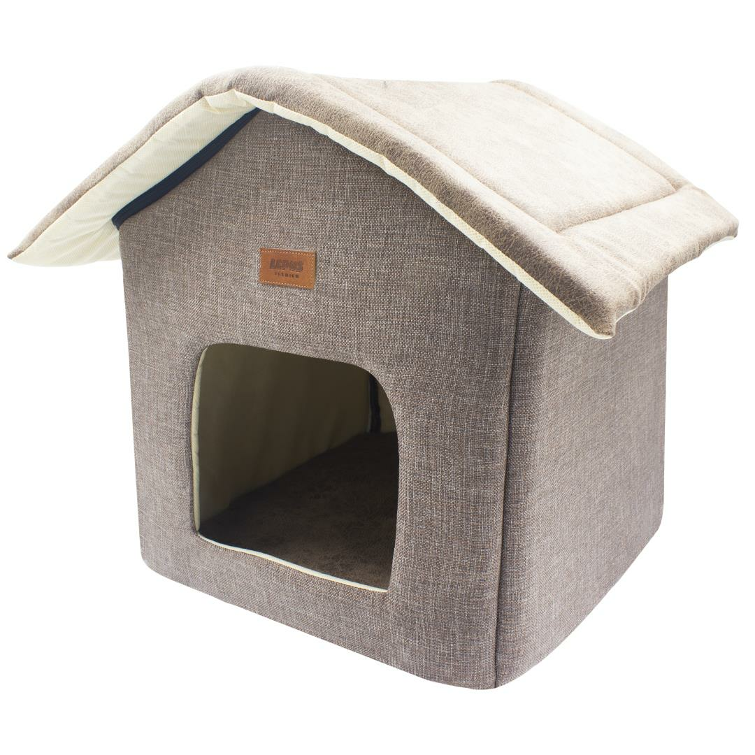 Lepus Shack House Yatak Bej 35x35x40cm