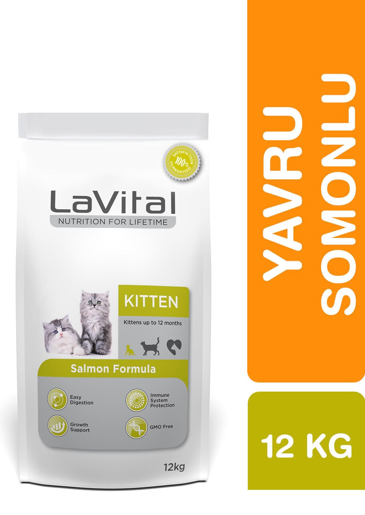 Lavital Kitten Somonlu Yavru Kedi Maması 12kg