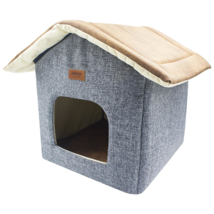 Lepus Shack House Yatak Gri 35x35x40cm