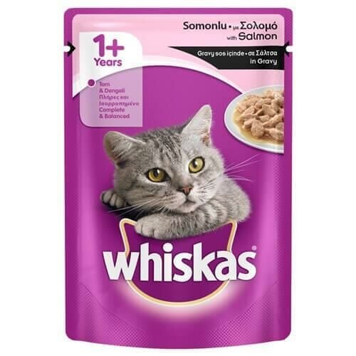 Whiskas Pouch Somonlu Yetişkin Kedi Konservesi 100gr