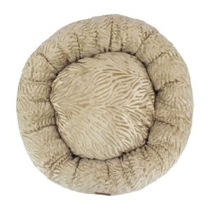 Lepus Luxe Donut Kedi ve Köpek Yatağı Kahverengi 60cm