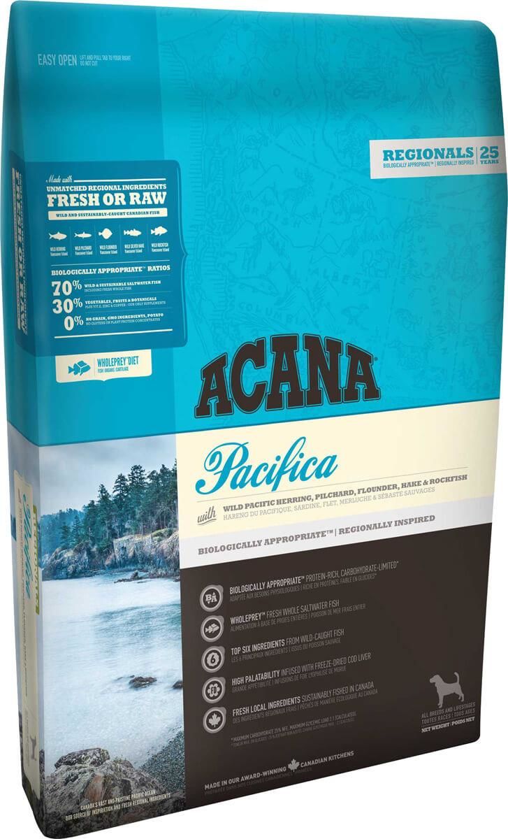 Acana Pacifica Balıklı Tahılsız Yetişkin ve Yavru Köpek Maması 11.4 Kg