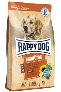 Happy Dog NaturCroq Sığırlı ve Pirinçli Yetişkin Köpek Maması 15kg