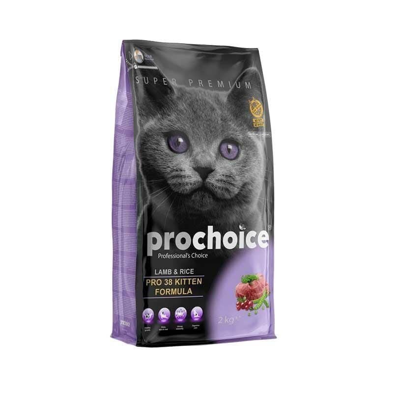 PROCHOICE CAT PRO38 KITTEN LAMB & RICE 2KG