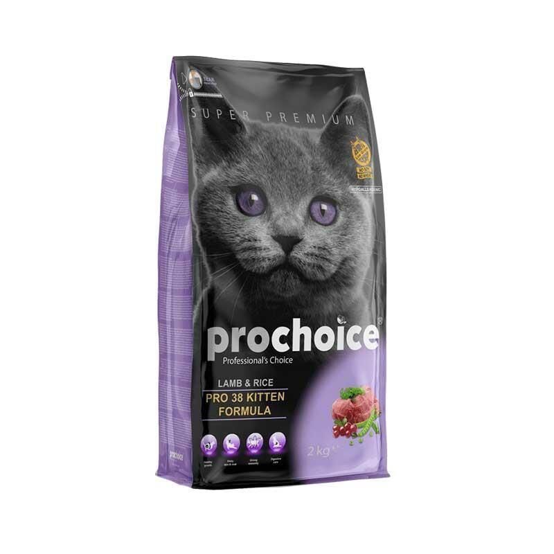 PROCHOICE CAT PRO38 KITTEN LAMB & RICE 2KG