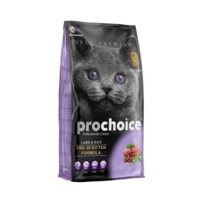 PROCHOICE CAT PRO38 KITTEN LAMB & RICE 2KG