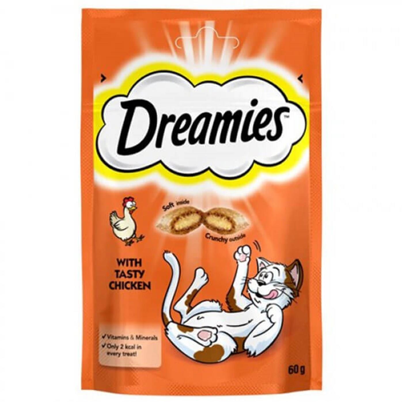 Dreamies Tavuklu Kedi Ödül Maması 60gr