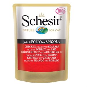 SCHESIR POUCH TAVUK VE LEVREK CAT 100GR