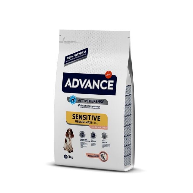 Advance Sensitive Somonlu Ve Pirinçli Hassas Yetişkin Köpek Maması 3kg