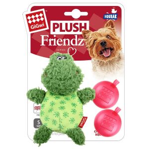 GiGwi Plush Friendz Sesli Peluş Kurbağa Oyuncağı