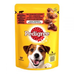Pedigree Pouch Biftekli Yetişkin Köpek Konservesi 100gr