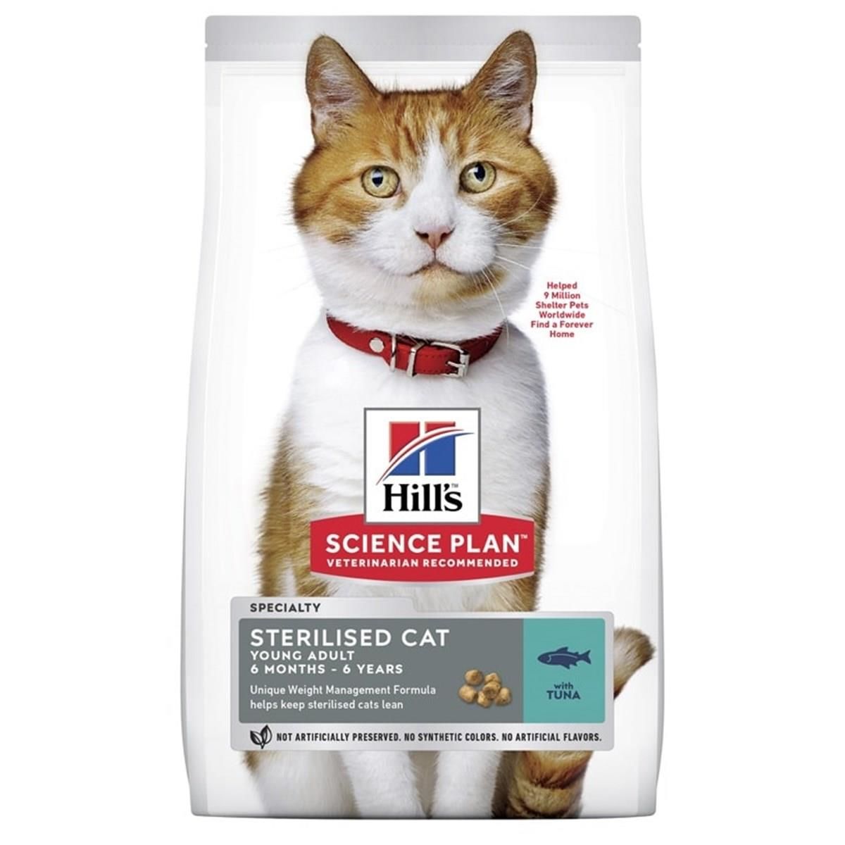Hills Sterilised Tuna Balıklı Kısırlaştırılmış Kedi Maması 3kg