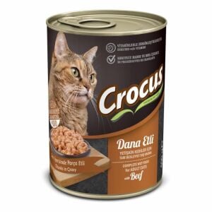 Crocus Dana Etli Yetişkin Kedi Yaş Mama 400gr