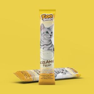 ZooSmart Creamy Treat Peynirli Kedi Ödülü 4x15gr