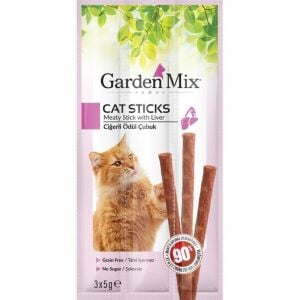 GardenMix Ciğerli Kedi Stick Ödül 3x5gr