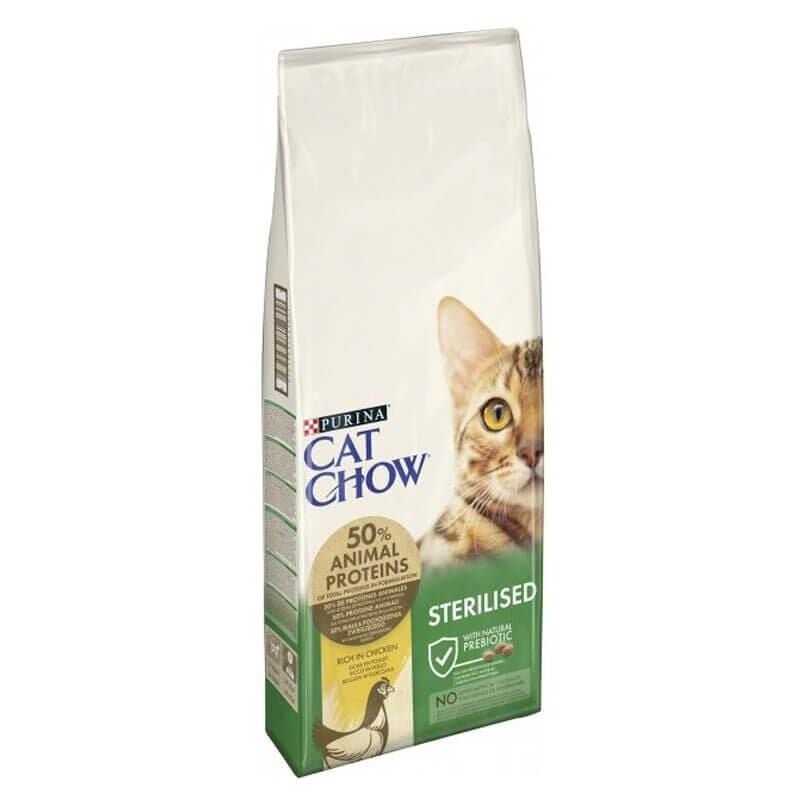 Cat Chow Tavuklu Kısırlaştırılmış Kedi Maması 15Kg