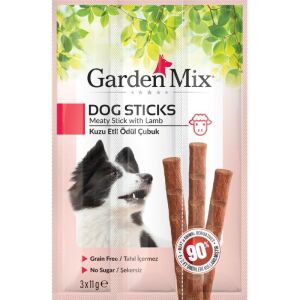 GardenMix Kuzu Etli Köpek Stick Ödül 3x11gr