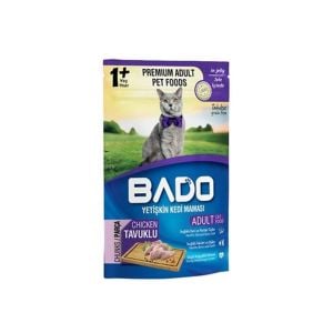 Bado Pouch Tavuklu Tahılsız Yavru Kedi Yaş Maması 85gr