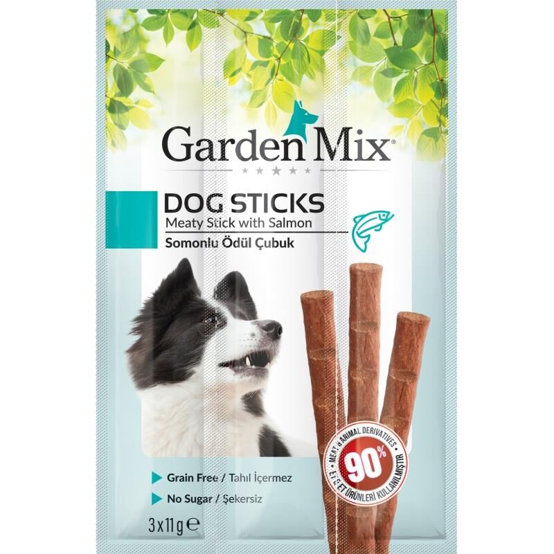 GardenMix Somonlu Köpek Stick Ödül 3x11gr