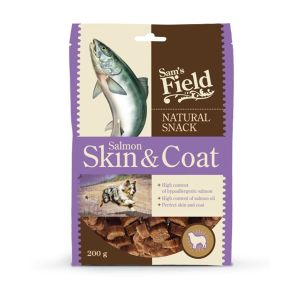 Sam's Field Natural Snck Salmn Skin&Coat 200gr