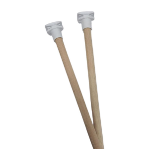 Plastik Saplı Tahta Tünek 25cm
