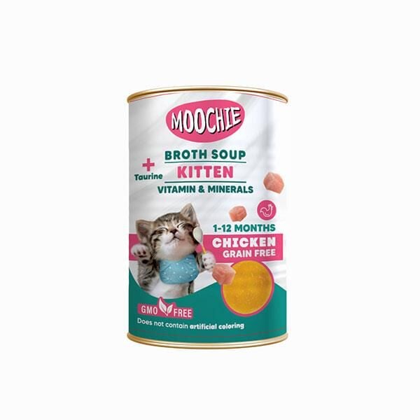Moochie Et Suyu Çorba Tavuklu Yavru Kedi 135ml