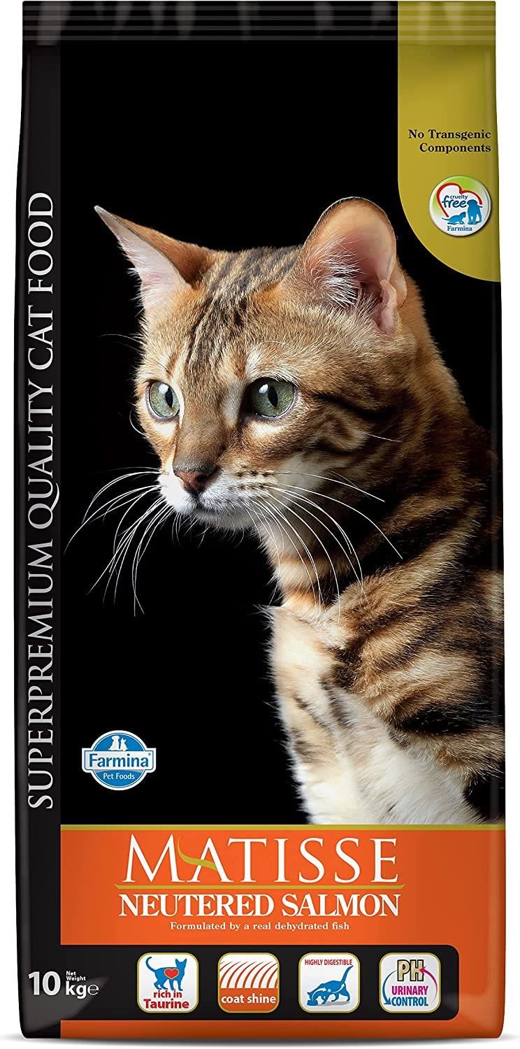 Matisse Somonlu Kısırlaştırılmış Yetişkin Kedi Maması 10kg