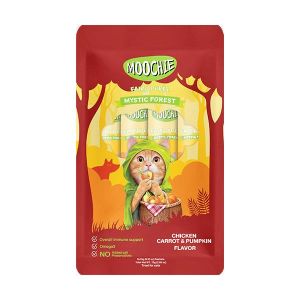 Moochie Sıvı Kedi Ödülü Tavuk-Havuç-Balkabağı 5x15gr