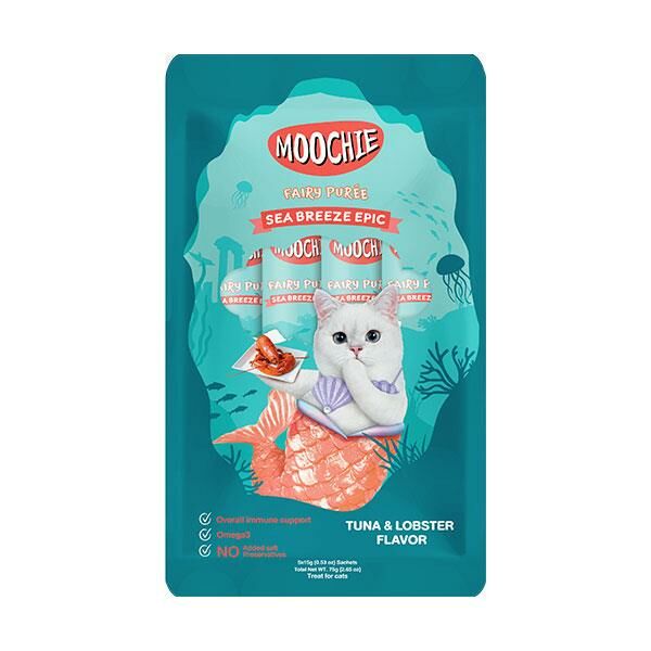 Moochie Sıvı Kedi Ödülü Ton-İstakoz 5x15gr