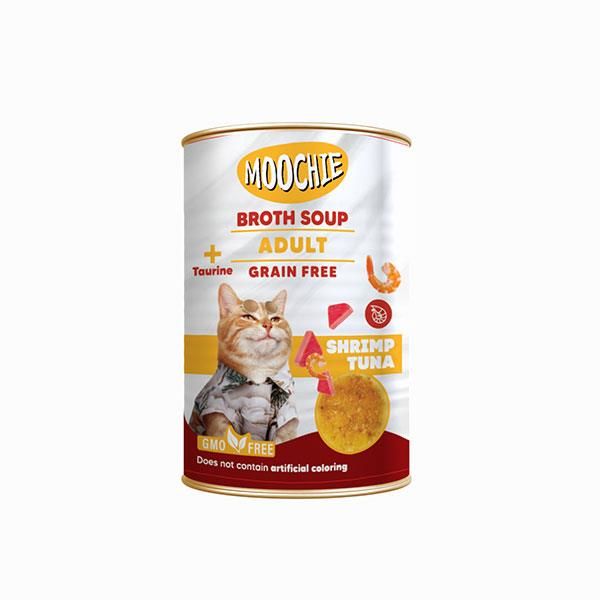 Moochie Et Suyu Çorba Karides Ton Balıklı Yetişkin Kedi 135ml