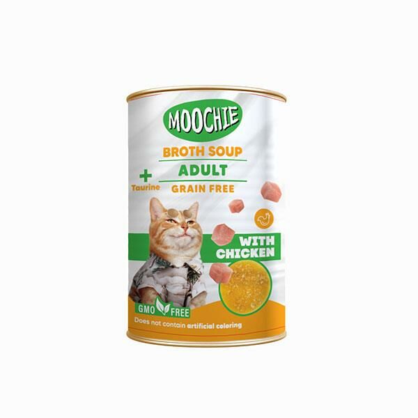 Moochie Et Suyu Çorba Tavuklu Yetişkin Kedi 135ml