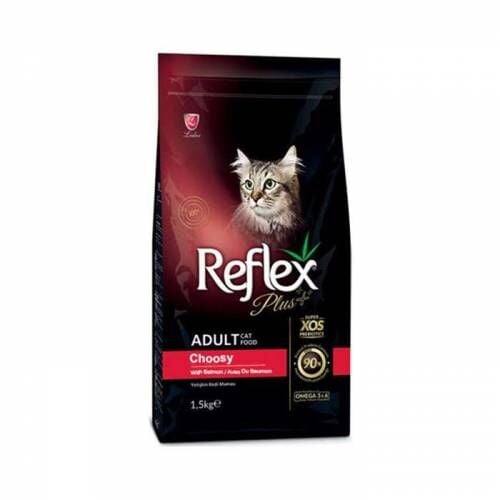 Reflex Plus Choosy Somonlu Seçici Kedi Maması 1.5kg