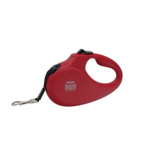 Doggie Otomatik Uzatma Tasması Master Seri Kırmızı 25Kg/5Mt