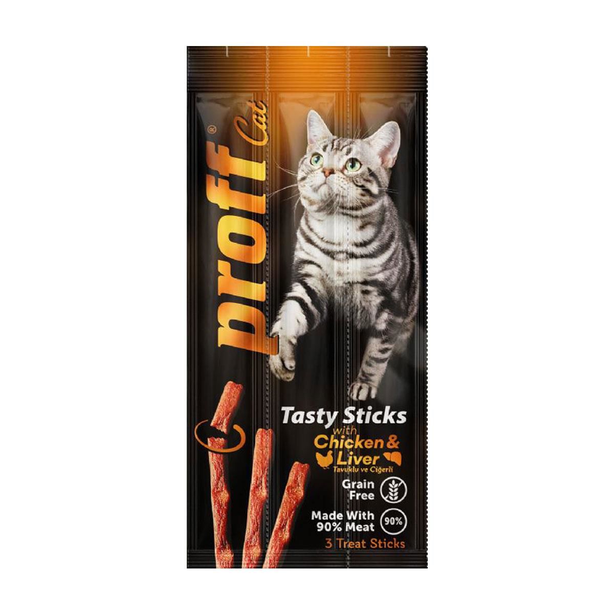 Proff Kedi Sticks Chıcken.Liver 3x5gr
