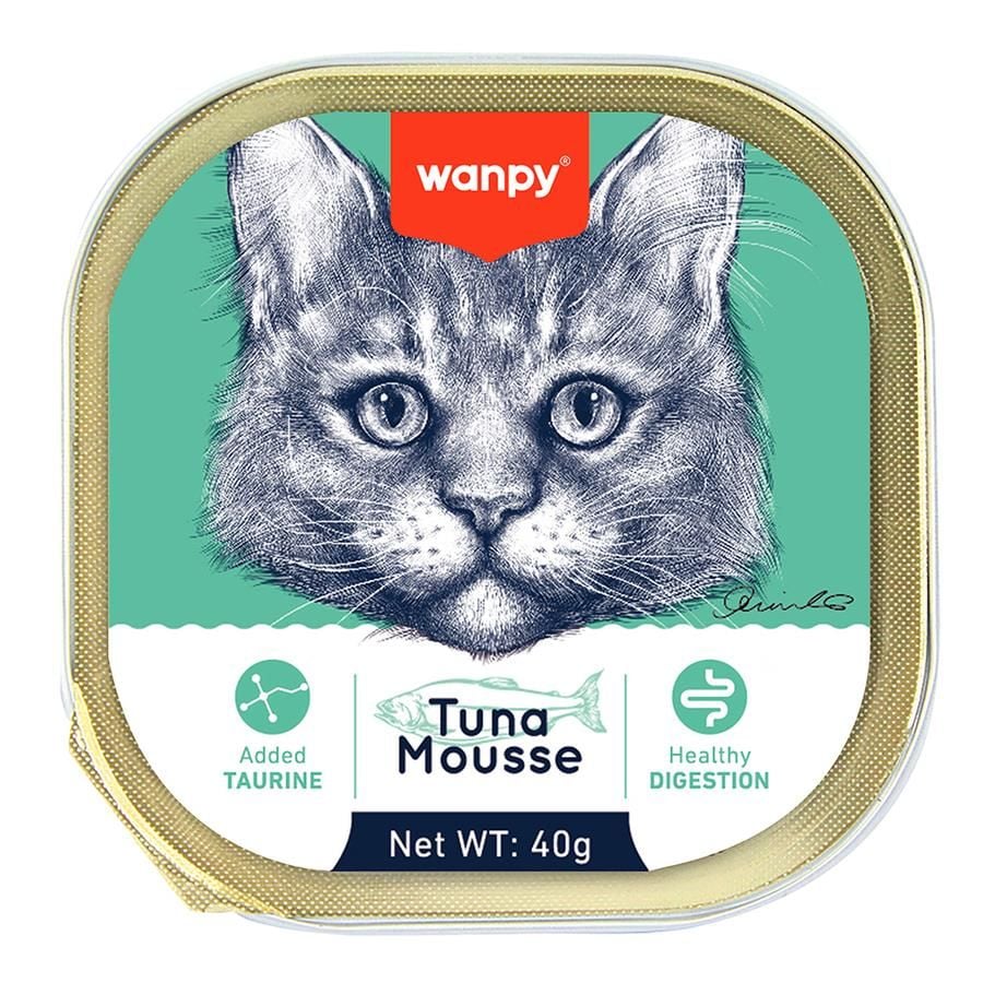 Wanpy Alutray Ton Balıklı Kedi Yaş Maması 40gr