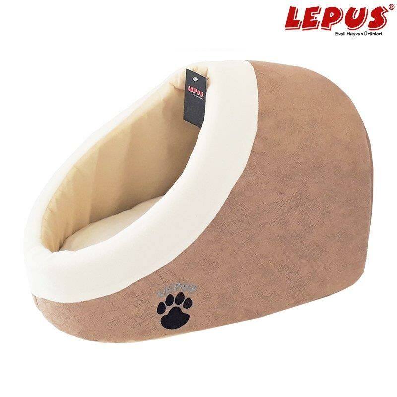 Lepus Alaska Kedi Köpek Yatağı Sütlü Kahve
