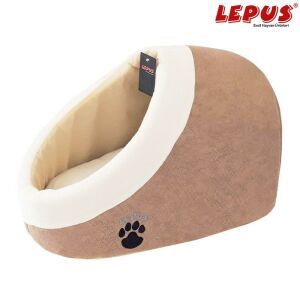 Lepus Alaska Kedi Köpek Yatağı Sütlü Kahve