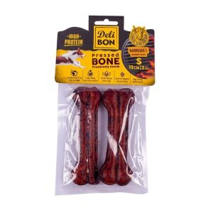 DELİBON DERİ PRES KEMİK 12CM S BOY 2Lİ PAKET BARBEKÜ 12CM