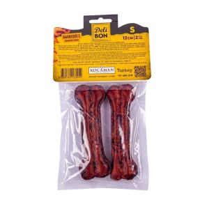 DELİBON DERİ PRES KEMİK 12CM S BOY 2Lİ PAKET BARBEKÜ 12CM