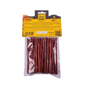 DELİBON DERİ BURGU ÇUBUK İNCE BOY 80Lİ PAKET BARBEKÜ İNCE